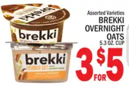 C Town BREKKI OVERNIGHT OATS offer