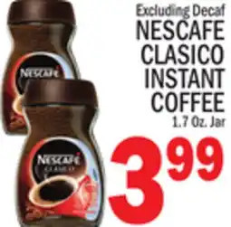 C Town NESCAFE CLASICO INSTANT COFFEE offer