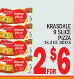 C Town KRASDALE 9 SLICE PIZZA offer