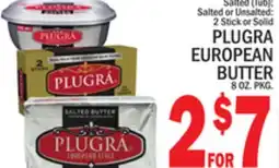 C Town PLUGRA EUROPEAN BUTTER 8 OZ. PKG offer