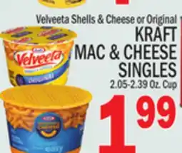 C Town KRAFT MAC & CHEESE SINGLES offer