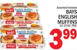 C Town BAYS ENGLISH MUFFINS offer