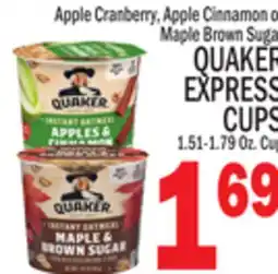C Town QUAKER EXPRESS CUPS offer