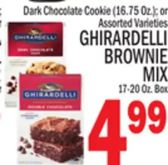C Town GHIRARDELLI BROWNIE MIX 17-20 Oz. Box offer
