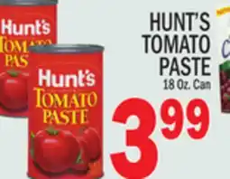 C Town HUNT'S TOMATO PASTE offer