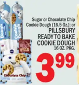 C Town PILLSBURY READY TO BAKE COOKIE DOUGH 16 OZ. PKG offer