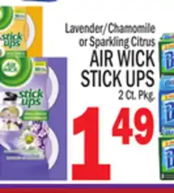 C Town AIR WICK STICK UPS offer