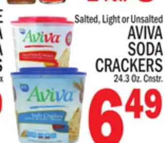 C Town AVIVA SODA CRACKERS offer
