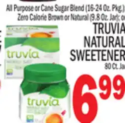 C Town TRUVIA NATURAL SWEETENER 80 Ct. Jar offer