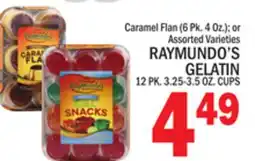 C Town RAYMUNDO'S GELATIN 12 PK. 3.25-3.5 OZ. CUPS offer