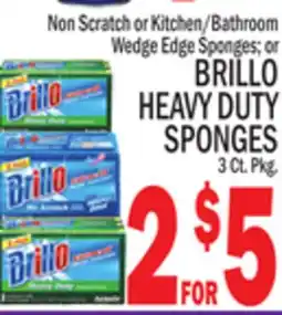 C Town BRILLO HEAVY DUTY SPONGES offer