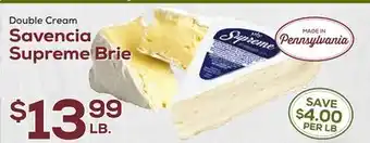 DeCicco & Sons Savencia Supreme Brie offer