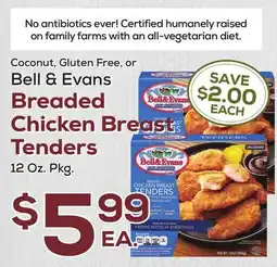 DeCicco & Sons Bell & Evans Breaded Chicken Breast Tenders offer