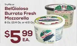 DeCicco & Sons BelGioioso Burrata Fresh Mozzarella offer