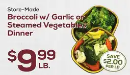 DeCicco & Sons Broccoli w/Garlic or Steamed Vegetables Dinner offer