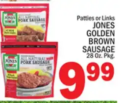 C Town JONES GOLDEN BROWN SAUSAGE offer