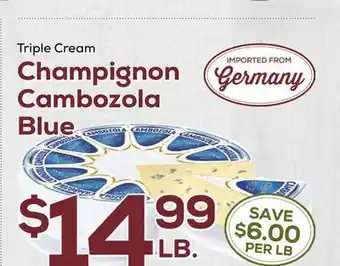 DeCicco & Sons Triple Cream Champignon Cambozola Blue offer