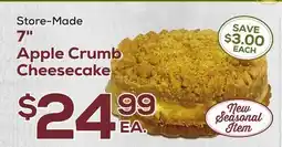 DeCicco & Sons 7 Apple Crumb Cheesecake offer