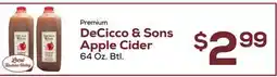 DeCicco & Sons DeCicco & Sons Apple Cider offer