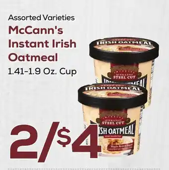 DeCicco & Sons McCann's Instant Irish Oatmeal offer