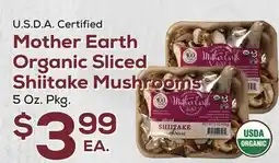 DeCicco & Sons Mother Earth Organic Sliced Shiitake Mushrooms offer