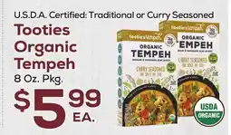 DeCicco & Sons Tooties Organic Tempeh offer