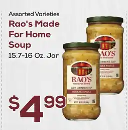 DeCicco & Sons Rao's Made For Home Soup offer