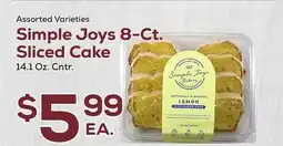 DeCicco & Sons Simple Joys 8-Ct. Sliced Cake 14.1 Oz offer