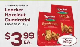 DeCicco & Sons Loacker Hazelnut Quadratini offer
