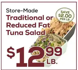 DeCicco & Sons Traditional or Reduced Fat Tuna Salad offer