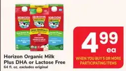 ACME Horizon Organic Milk Plus DHA or Lactose Free offer