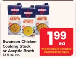 ACME Swanson Chicken Cooking Stock or Aseptic Broth offer