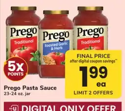 ACME Prego Pasta Sauce offer