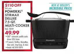 Boscov's POWERXL STIRMAX DELUXE 7.5-QT. MULTICOOKER offer