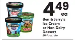 ACME Ben & Jerry's Ice Cream or Non Dairy Dessert offer