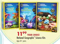 Boscov's National Geographic Science Kits offer
