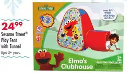 Boscov's Sesame Street Play Tent with Tunnel offer