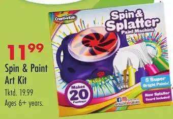 Boscov's Spin & Paint Art Kit offer