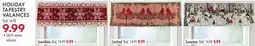 Boscov's HOLIDAY TAPESTRY VALANCES offer