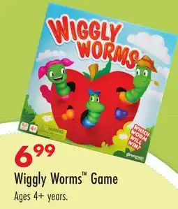 Boscov's Wiggly Worms Game offer