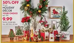 Boscov's HOLIDAY DÉCOR offer