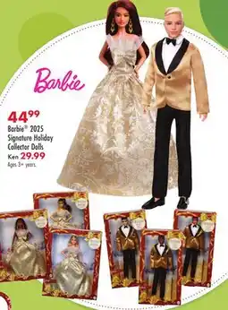 Boscov's Barbie 2025 Signature Holiday Collector Dolls offer