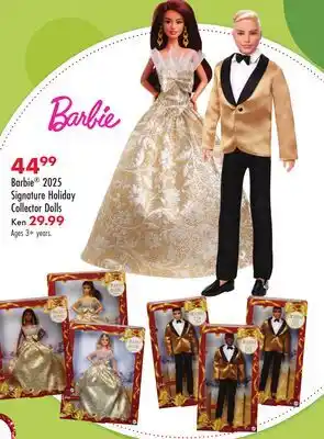 Boscov's Barbie 2025 Signature Holiday Collector Dolls offer