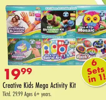 Boscov's Creative Kids Mega Activity Kit offer
