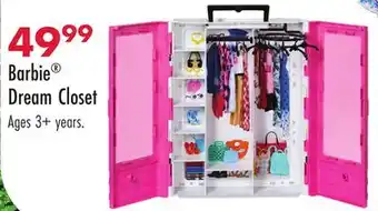 Boscov's Barbie Dream Closet offer