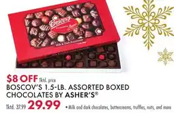 Boscov's BOSCOV'S 1.5-LB. ASSORTED BOXED CHOCOLATES BY ASHER'S offer