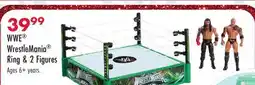 Boscov's WWE WrestleMania Ring & 2 Figures offer