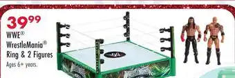 Boscov's WWE WrestleMania Ring & 2 Figures offer