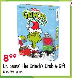 Boscov's Dr. Seuss' The Grinch's Grab-A-Gift offer