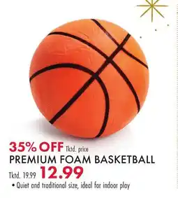 Boscov's PREMIUM FOAM BASKETBALL offer